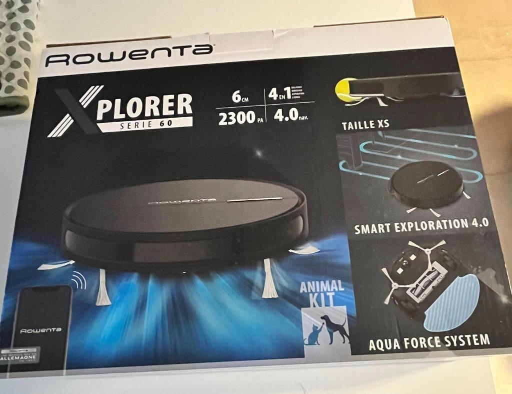 Robot aspirateur ROWENTA série 60 Explorer, Electroménager, Enlèvement ou Envoi, Neuf, Aspirateur robot