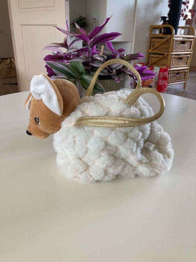 Schattig hondje in tas (als nieuw), Ophalen of Verzenden, Zo goed als nieuw, Hond