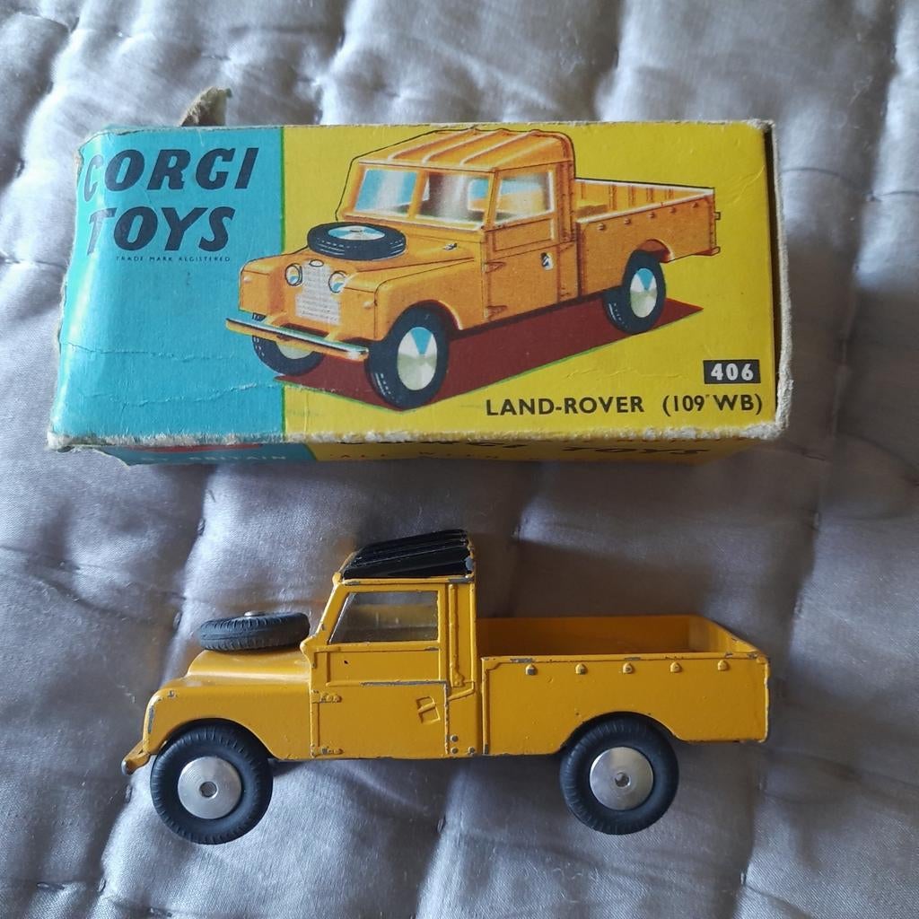 CORGI N 406 : LAND ROVER 109 pouces WB *VINTAGE*ORIGINAL*, Hobby & Loisirs créatifs, Voitures miniatures | 1:43, Comme neuf, Voiture