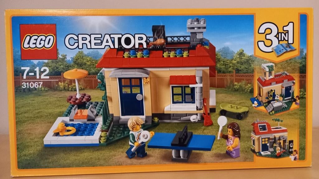 Lego Creator 31067 Modulaire vakantie aan het zwembad, Ophalen of Verzenden, Zo goed als nieuw, Lego