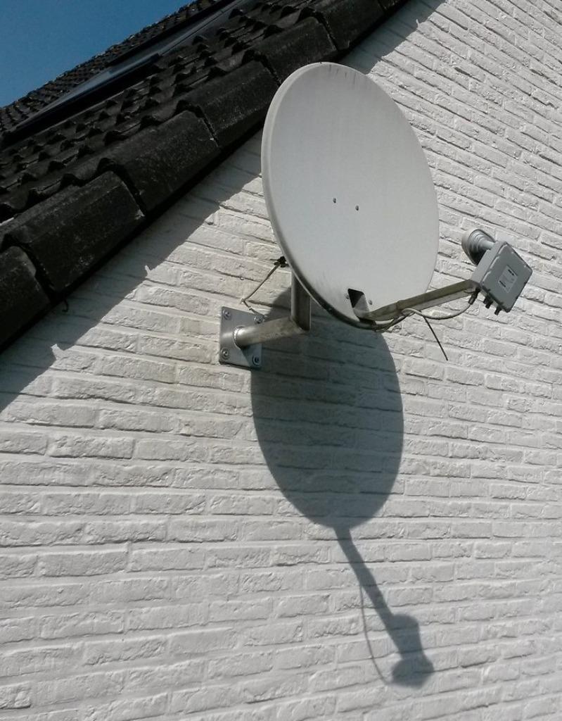 Schotelantenne 64 cm - digitale HD TV - TV vlaand., TV, Hi-fi & Vidéo, Antennes paroboliques, Utilisé, Antenne (parabolique), Autres marques