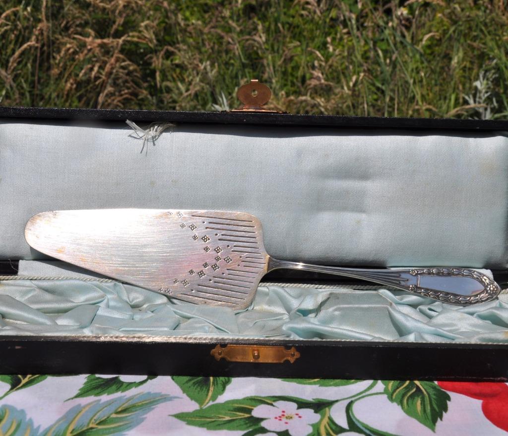 pelle a tarte metal argenté non poinçonné, Ophalen of Verzenden