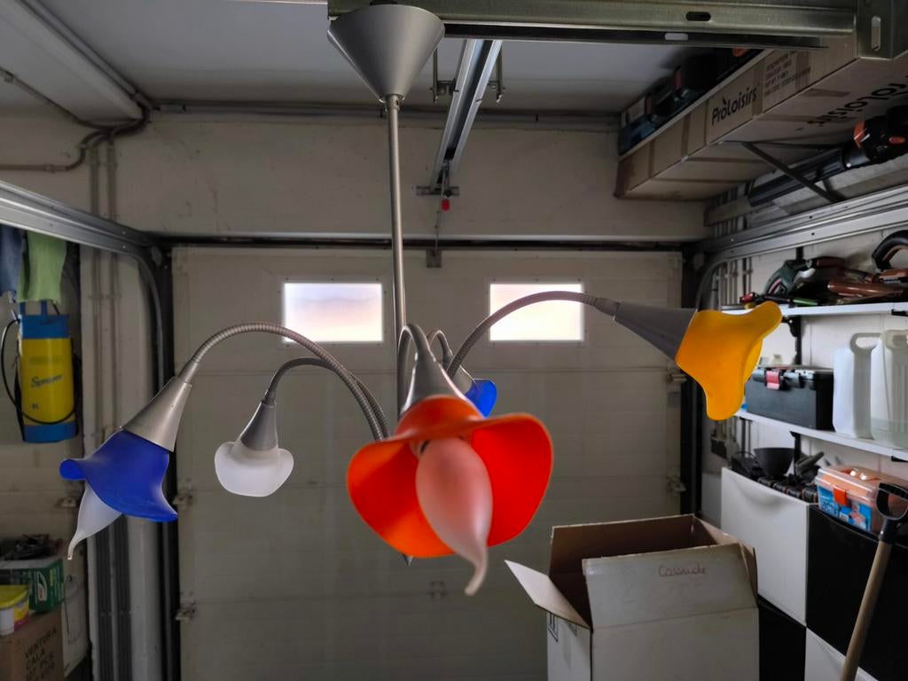 Lustre, Enlèvement ou Envoi, Utilisé, Métal, Moderne