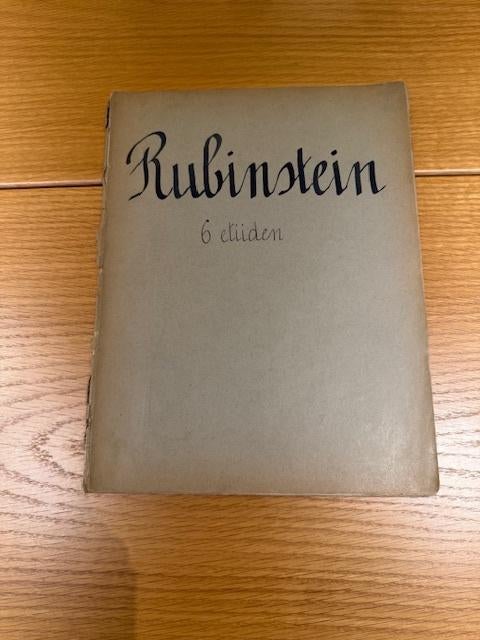 Anton Rubinstein – 6 Etüden Op. 23, Gebruikt, Klassiek, Ophalen of Verzenden, Artiest of Componist
