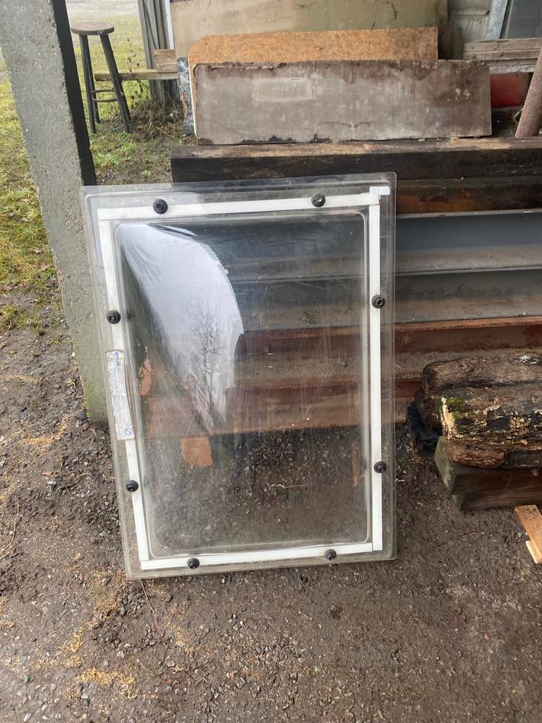 platdakkoepel skylux 2wandig 80x110, Bricolage & Construction, Enlèvement, Utilisé
