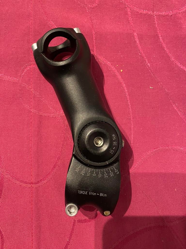Potence Ajustable Aheadset Btwin l110 Diamètre cintre 25.4mm, Enlèvement, Comme neuf, Guidon, B-twin