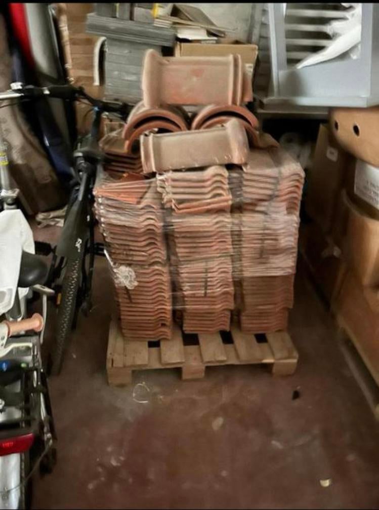 Koramic Pottelberg rustiek tegelpalet, Doe-het-zelf en Bouw, Dakpannen en Dakbedekking, Zo goed als nieuw, Dakpannen, Ophalen