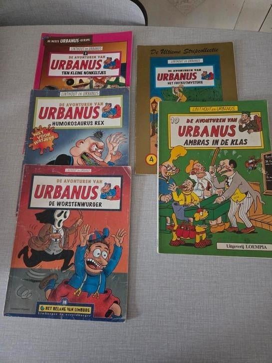 5 x Urbain, Plusieurs BD, Enlèvement ou Envoi, Comme neuf, Linthout en Urbanus