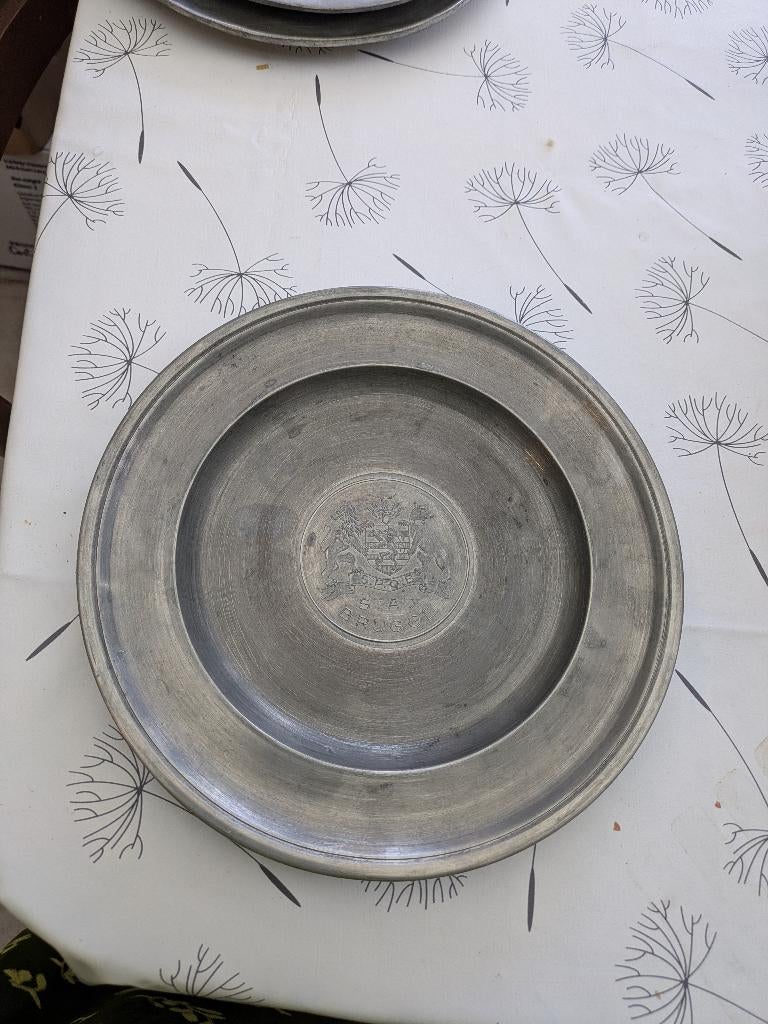 Tinnen bord van 1981, Ophalen of Verzenden