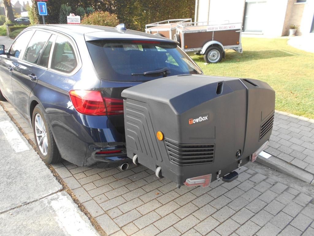 trekhaakkoffer te huur - towbox, Auto diversen, Dakkoffers, Zo goed als nieuw, Ophalen
