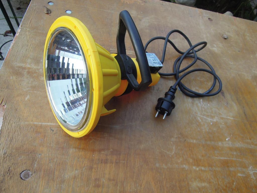 lampe de travail TL32S avec poignée et câble spot Ø20cm, Caravanes & Camping, Enlèvement ou Envoi, Utilisé