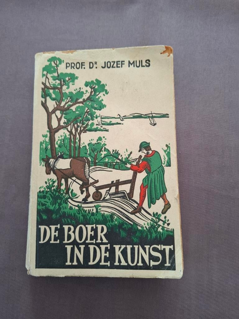 Vintage boek 'De boer in de kunst' van 1946., Antiek en Kunst, Ophalen