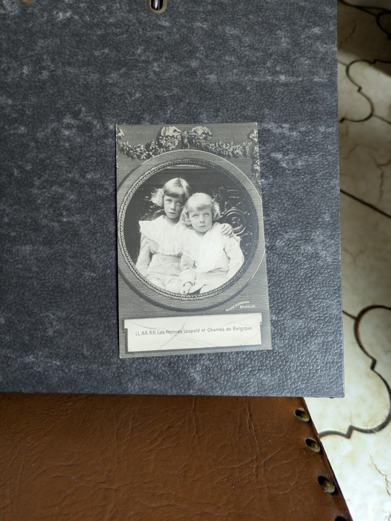 Prins Karel en prins Leopold, Enlèvement ou Envoi, Comme neuf, Carte, Photo ou Gravure