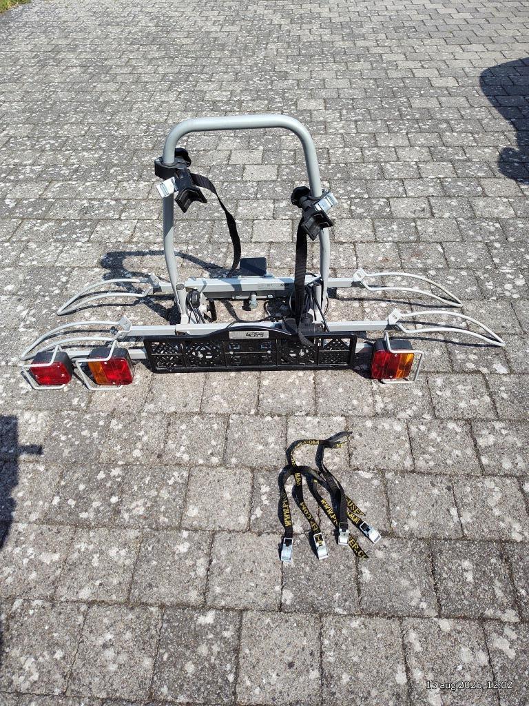 Porte-vélos sur attelage pour 2 vélos, Vélos & Vélomoteurs, Accessoires vélo | Porte-vélos, Comme neuf, Enlèvement