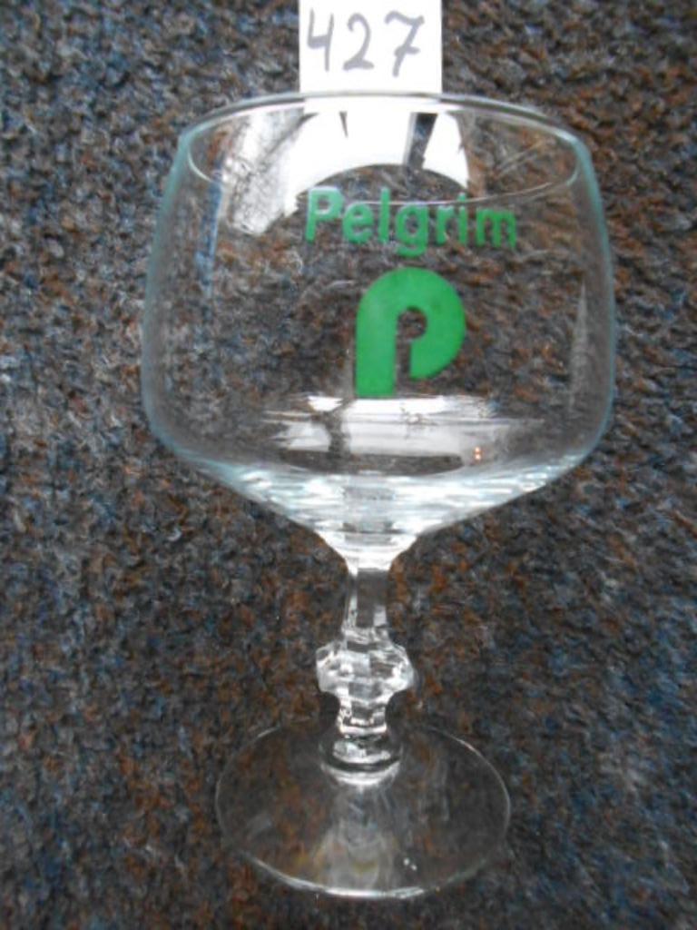 verre à bière Pelgrim P, Enlèvement ou Envoi, Utilisé, Verre ou Verres