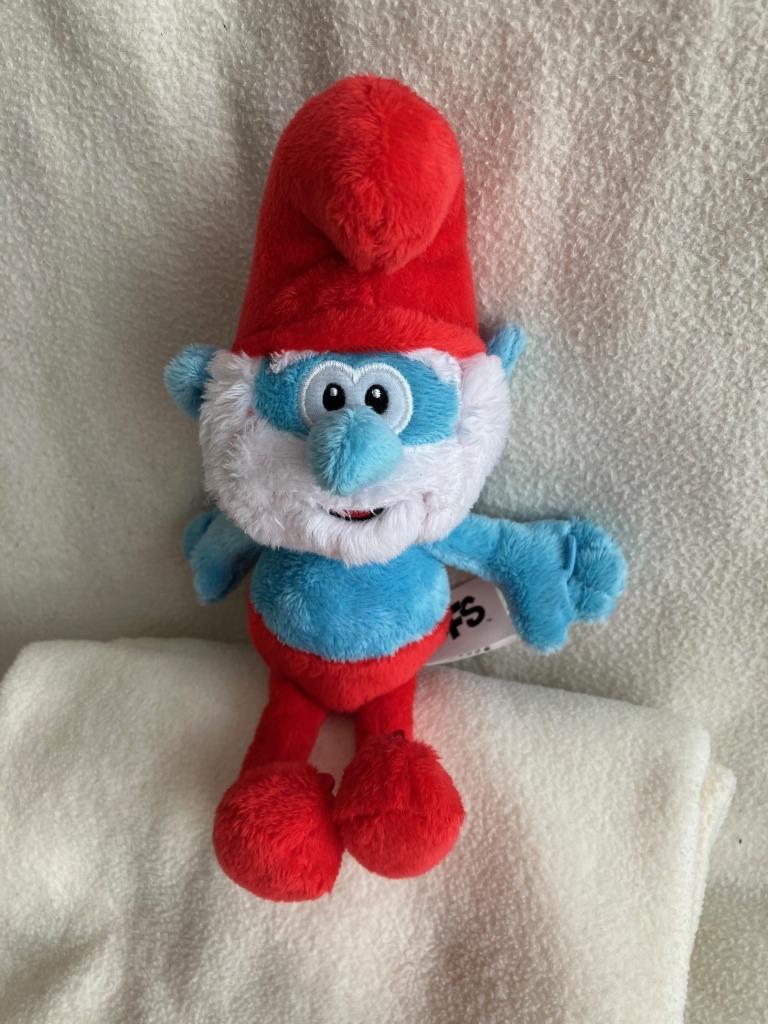 Smurf / Grote smurf / knuffel / Hoogte 25 cm Blauw, Kinderen en Baby's, Speelgoed | Knuffels en Pluche, Ophalen of Verzenden, Zo goed als nieuw