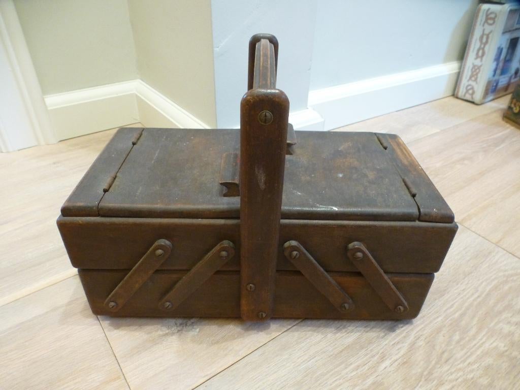houten naaidoos, Antiek en Kunst, Ophalen of Verzenden