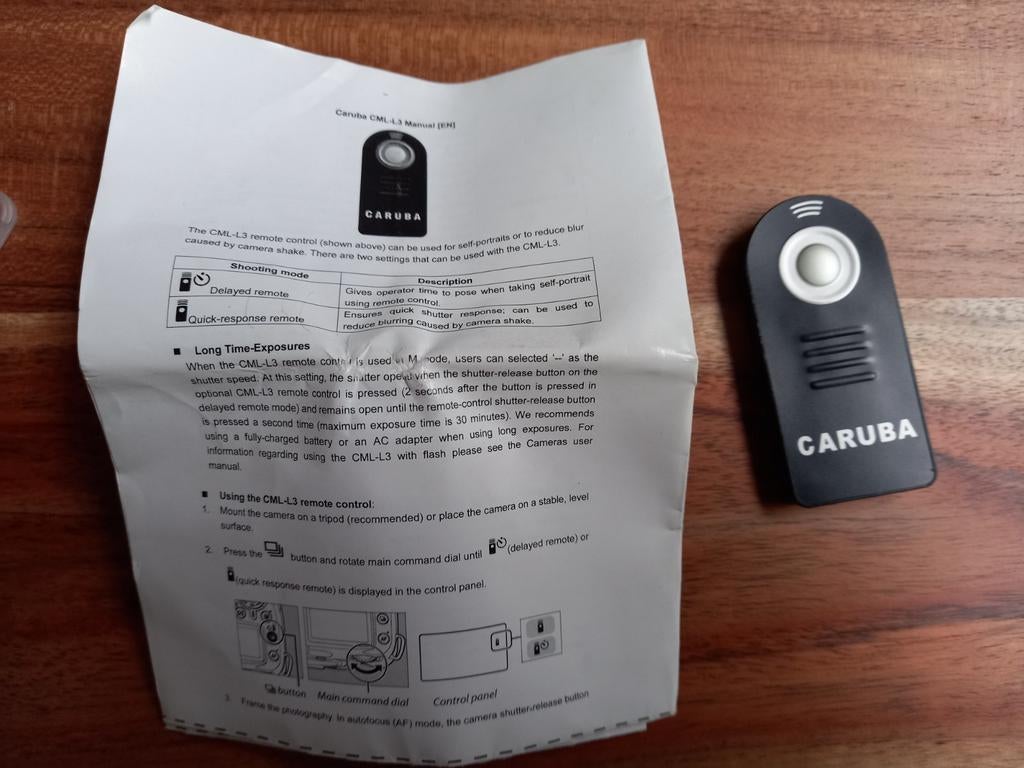 Camera afstandsbediening, Ophalen, Zo goed als nieuw