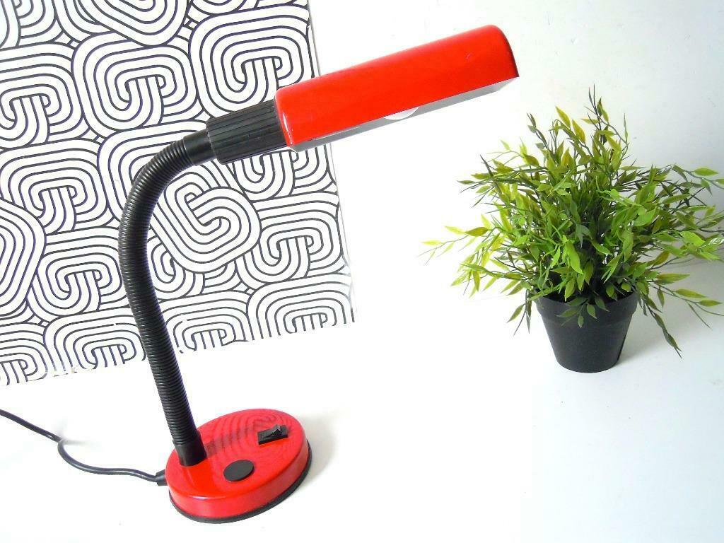 Lampe de bureau col de cygne vintage italienne, Antiquités & Art, Enlèvement ou Envoi
