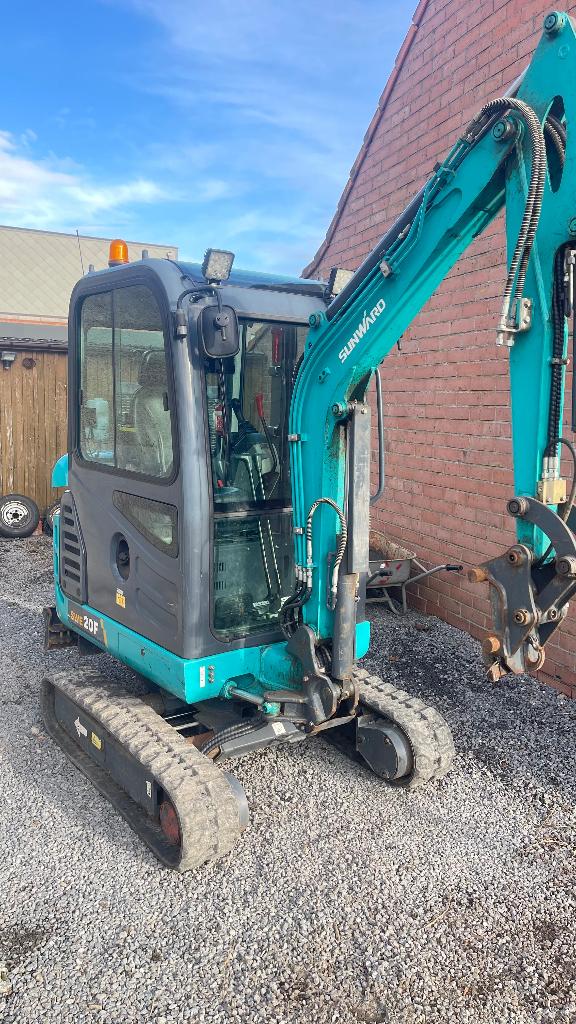 Sunward Graafmachine 2ton (Inruil mogelijk), Ophalen, Zo goed als nieuw