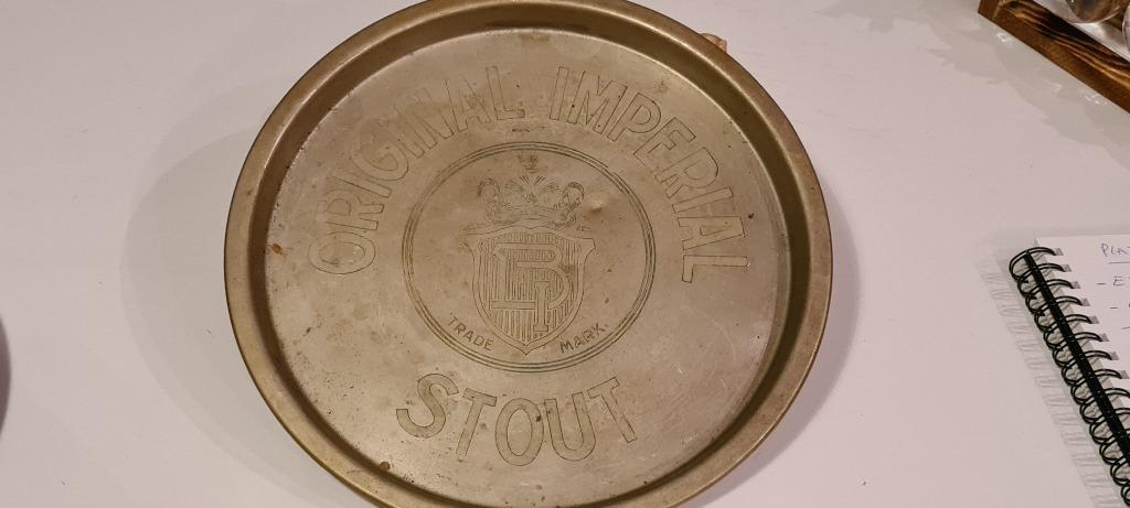 orginal imperial stout plateau bierplateau, Collections, Marques & Objets publicitaires, Enlèvement ou Envoi