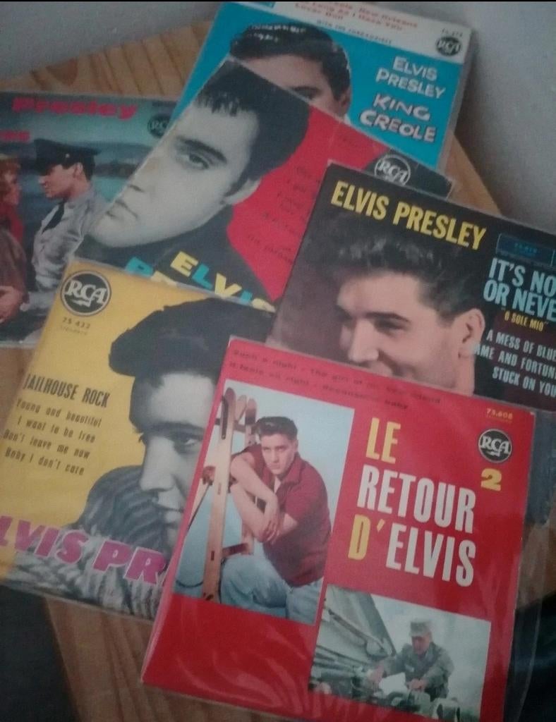 lot de vinyles 45t Elvis presley, Enlèvement ou Envoi, Utilisé