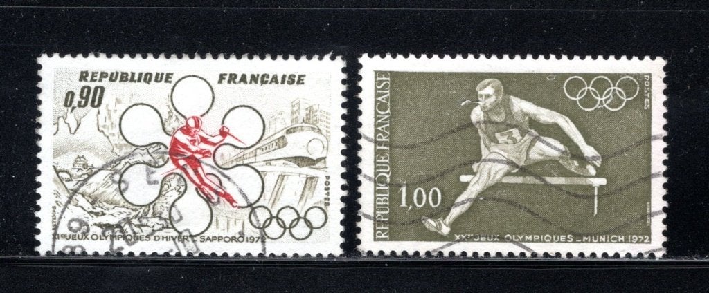 FRANCE Lot 1972 estampillé, Envoi, Affranchi