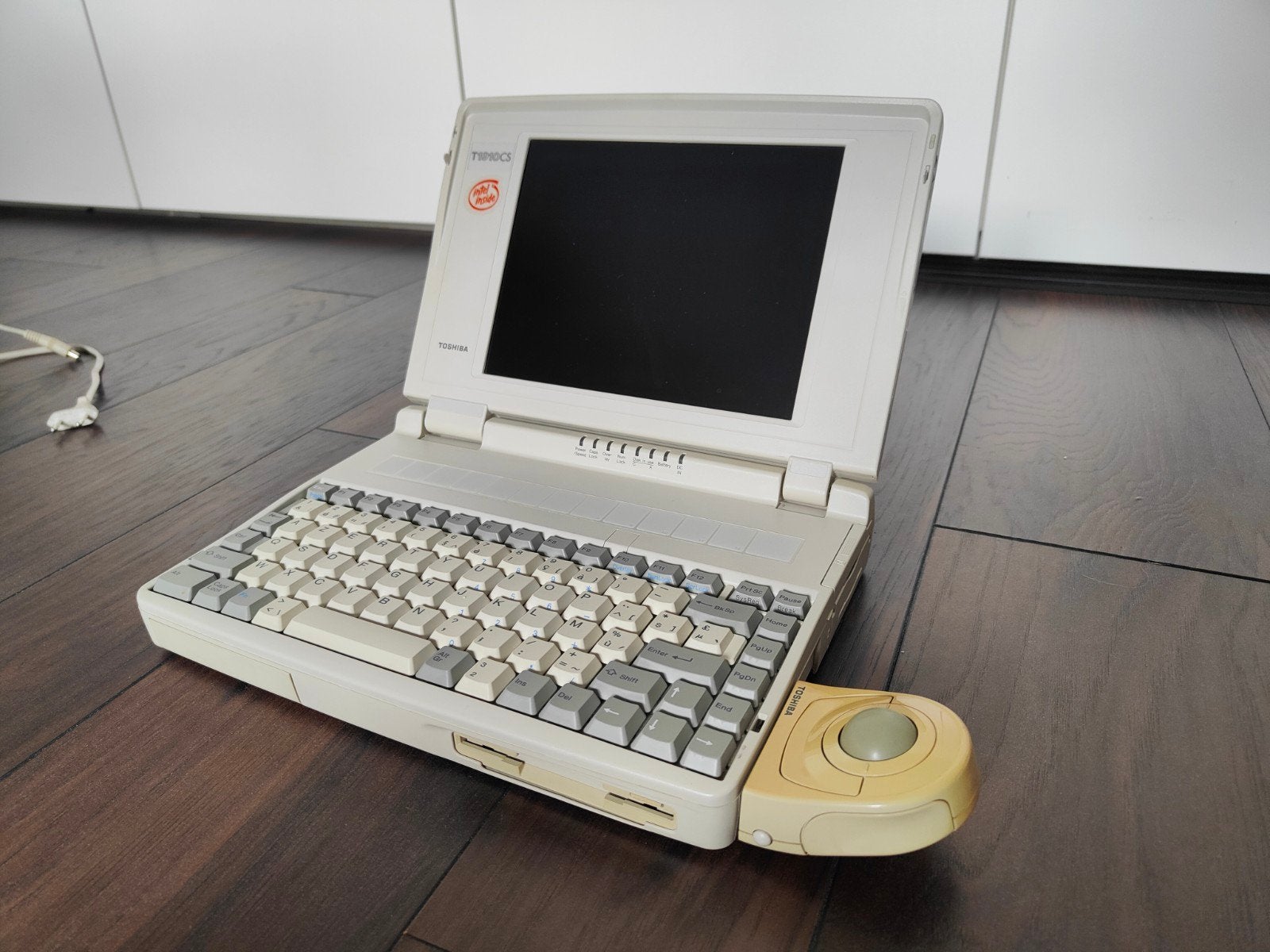 vintage Toshiba T1910CS laptop, Computers en Software, Vintage Computers, Ophalen