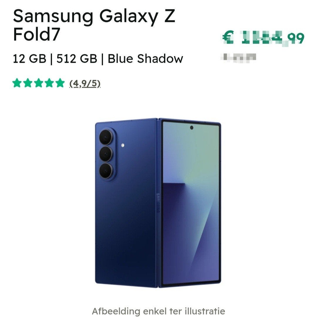 Samsung Galaxy Fold 7 - 512 gb, 512 GB, Enlèvement, Sans abonnement, Galaxy Fold