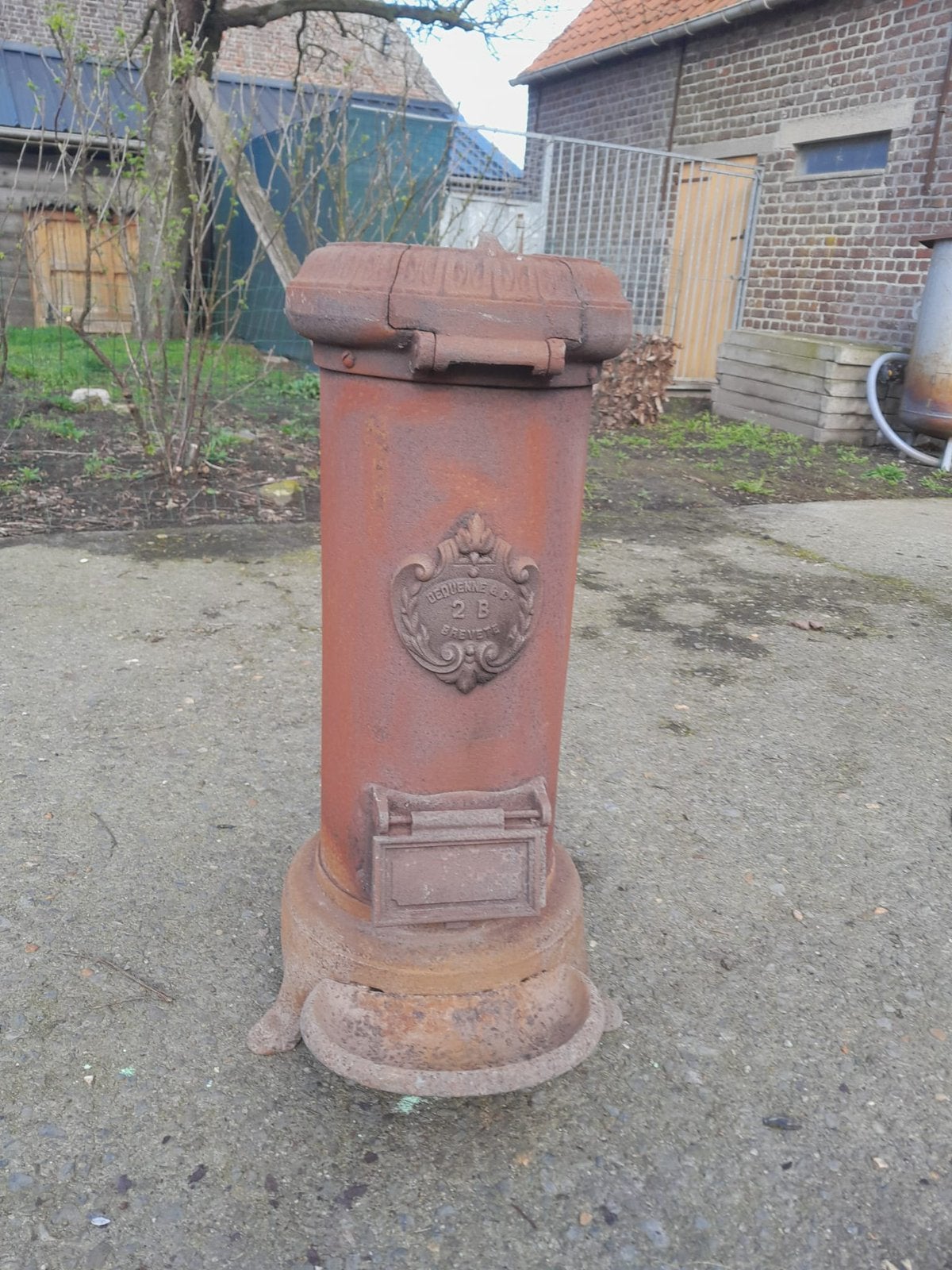 Houten kacheltje, Ophalen, Zo goed als nieuw