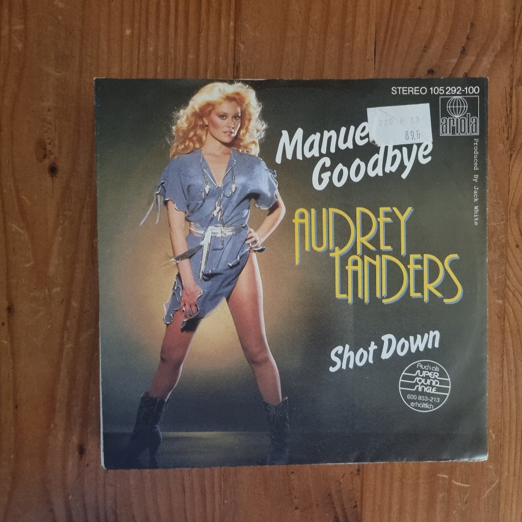 7" Audrey Landers - Manuel goodbye, Cd's en Dvd's, Vinyl Singles, Ophalen of Verzenden, Gebruikt, 7 inch, Pop