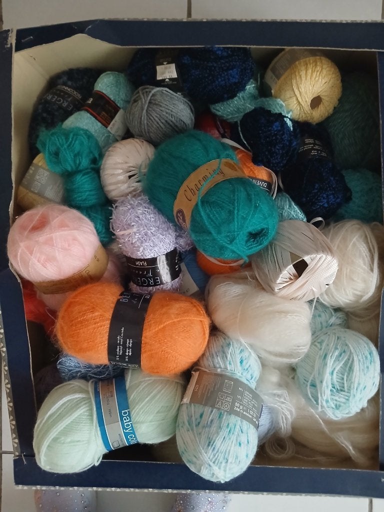 Laine à tricoter, Hobby & Loisirs créatifs, Enlèvement, Utilisé, Tricot ou Crochet, Laine ou Fils
