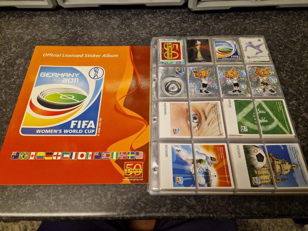 Panini World Cup Dames 2011 RARE COMPLETE SET + LEEG ALBUM, Verzamelen, Ophalen of Verzenden