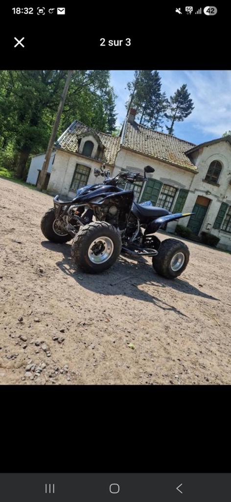 Yamaha 350cc raptor, Ophalen