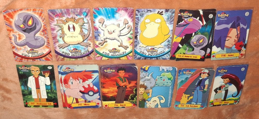 Pokémon Topps kaarten ruilen?, Hobby en Vrije tijd, Ophalen of Verzenden, Zo goed als nieuw, Meerdere kaarten, Foil