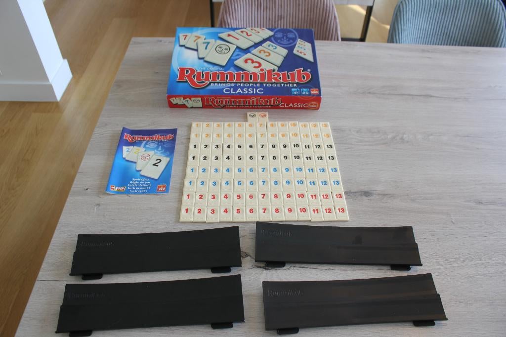 Rummikub in zeer goede staat, Trois ou quatre joueurs, Enlèvement ou Envoi, Comme neuf, Goliath