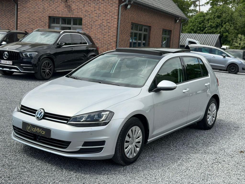VOLKSWAGEN GOLF - AUTOMAAT, Auto's, Automaat, Euro 5, Stof, Zwart