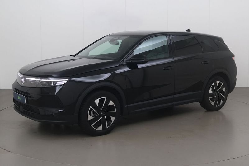Opel Grandland 1.2 turbo gs 145 AT, Auto's, Gebruikt, Zwart, Bedrijf, 5 zetels