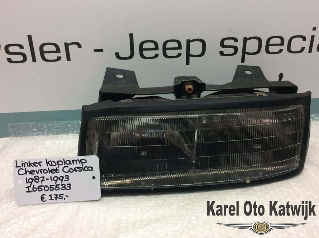 Koplamp links Chevrolet Corsica 1987-1993, Gebruikt, -, -, Ophalen of Verzenden