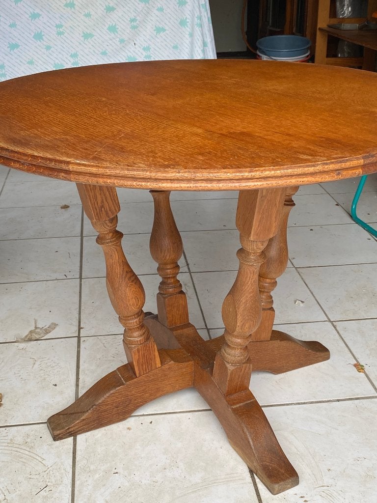 tafel, Ophalen, Gebruikt, Eikenhout, Vintage