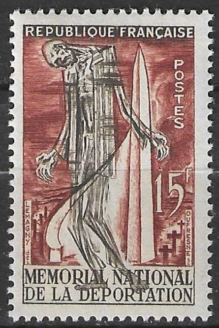 Frankrijk 1956 - Yvert 1050 - Wereldoorlog II (PF), Postzegels en Munten, Verzenden, Postfris
