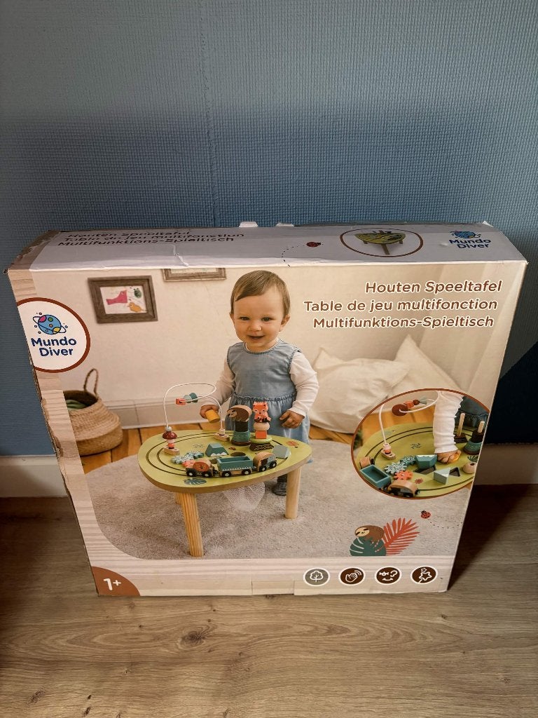 Houten Speeltafel, Kinderen en Baby's, Speelgoed | Speeltafels, Ophalen, Gebruikt