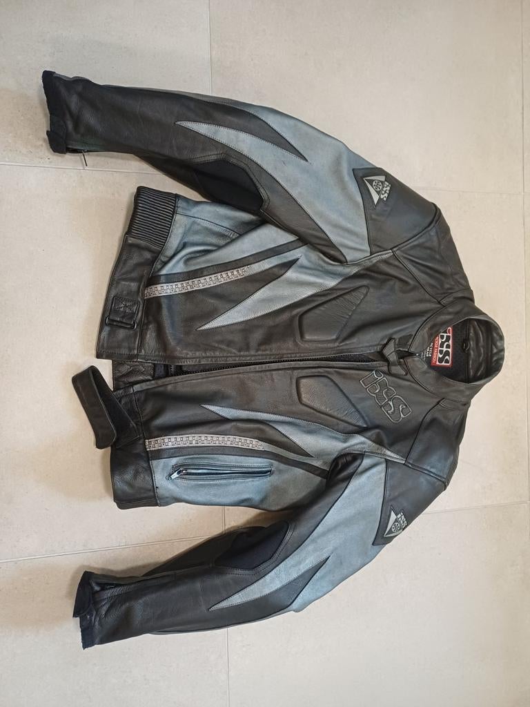 Gilet de moto en cuir IXS taille 54, Motos, Enlèvement