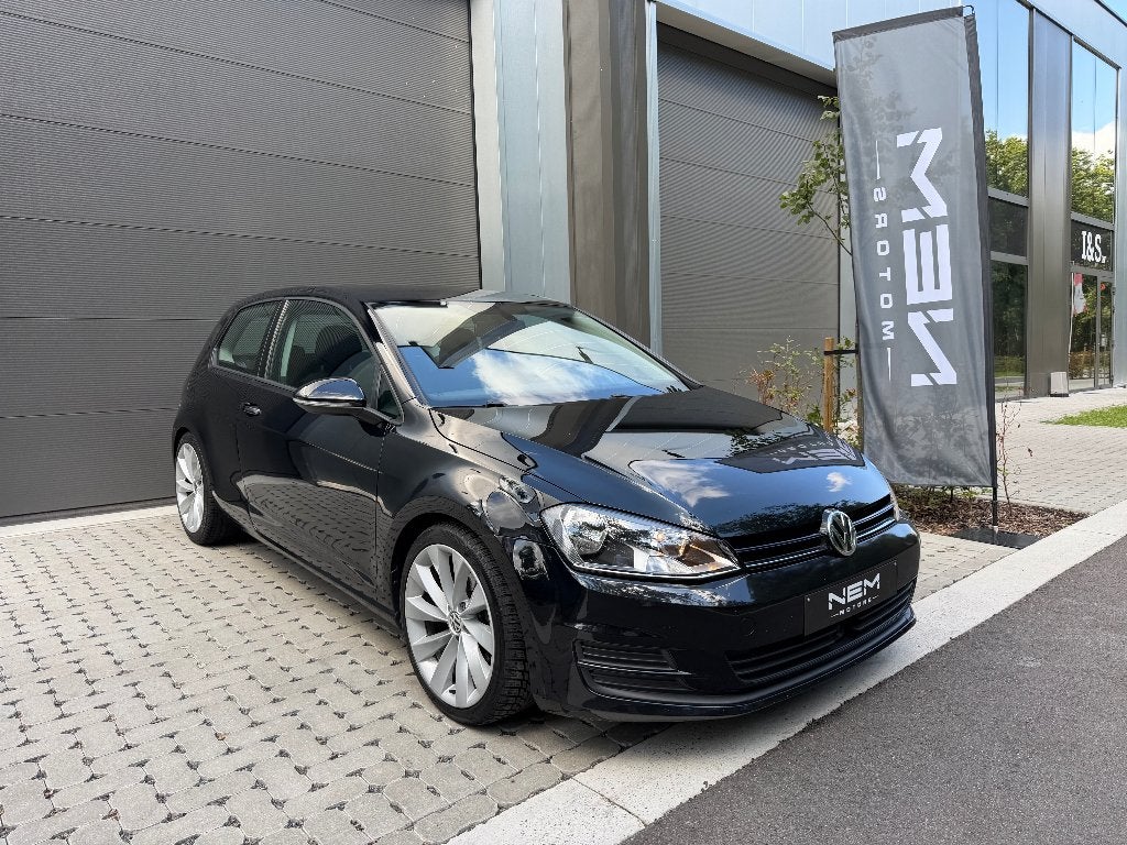 Volkswagen Golf 7 1.6 CR TDi Trendline,GARANTIE,ACC,AIRCO,, Auto's, Voorwielaandrijving, Stof, Zwart, 4 cilinders
