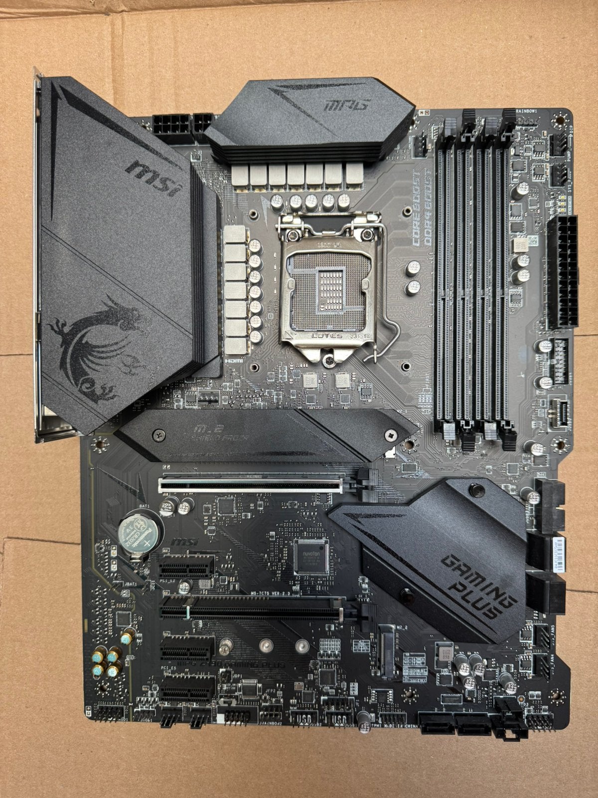 MSI z490 gaming plus, Computers en Software, Moederborden, Ophalen, Gebruikt, DDR4