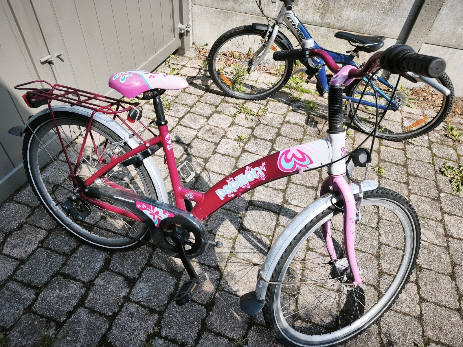 roze Papillon meisjesfiets 24 inch, Enlèvement, Utilisé, 24 pouces