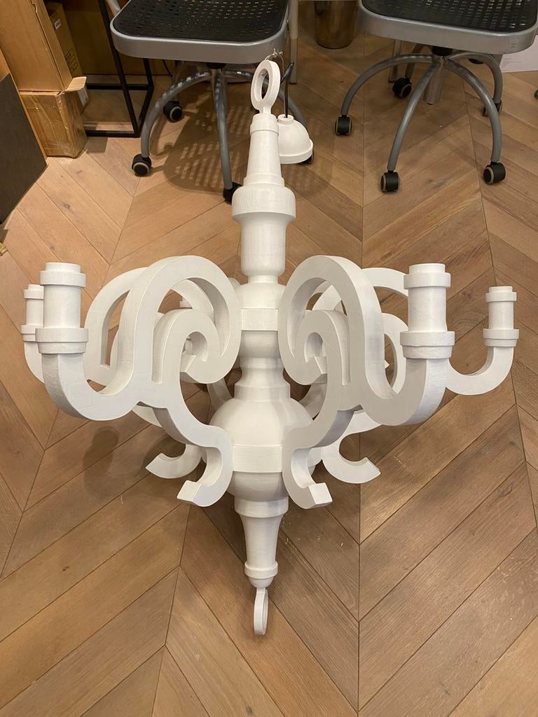 Paper Chandelier L Studio Job Moooi Origineel!, Ophalen, Gebruikt, Hout, Modern