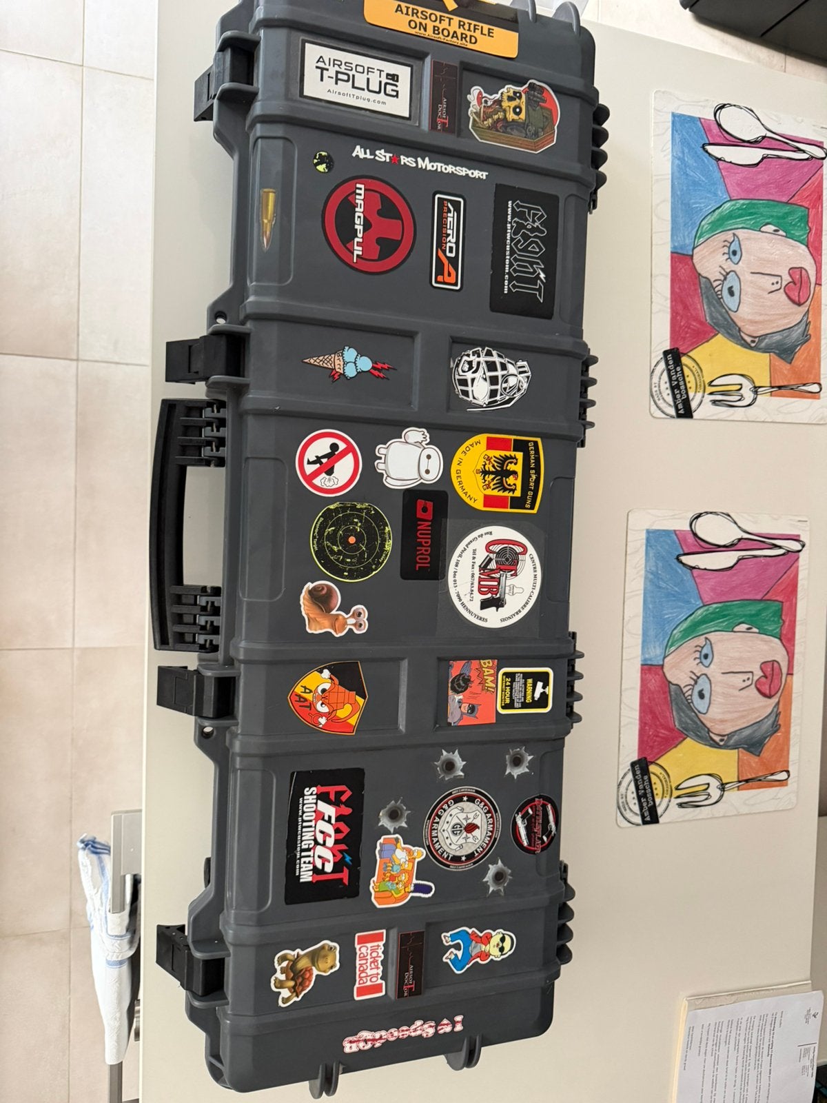 Airsoft / wapen koffets, Verzamelen, Ophalen, Zo goed als nieuw