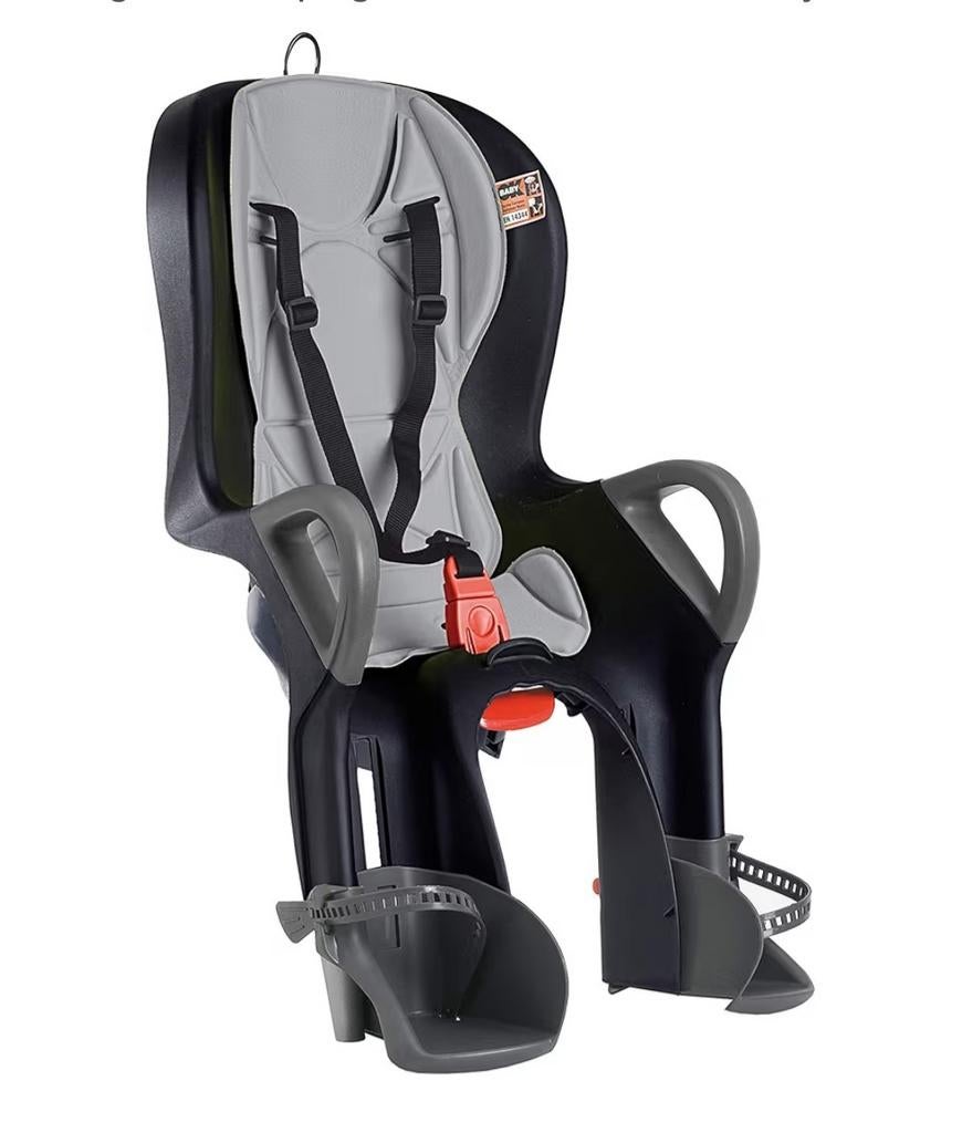 OK Baby Fietsstoel 10+ zwart/grijs, Fietsen en Brommers, Fietsaccessoires | Fietsstoeltjes, Ophalen