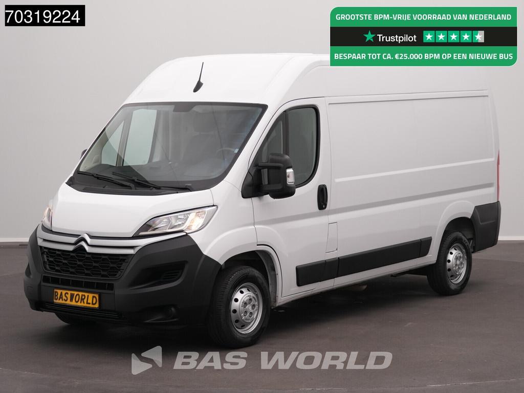 Citroën Jumper 140pk L2H2 Navi Airco Cruise Parkeersensoren, Autos, Achat, Euro 6, Entreprise, Boîte manuelle